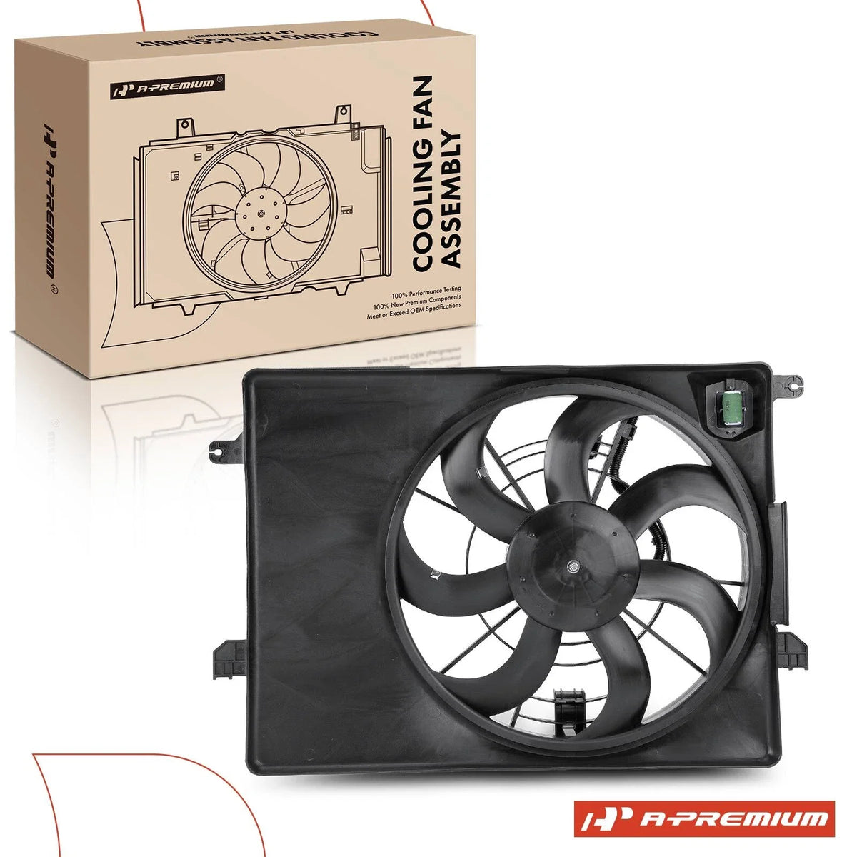 Cooling Fan Assembly with Shroud for Hyundai Kia Sportage (2011–2013)