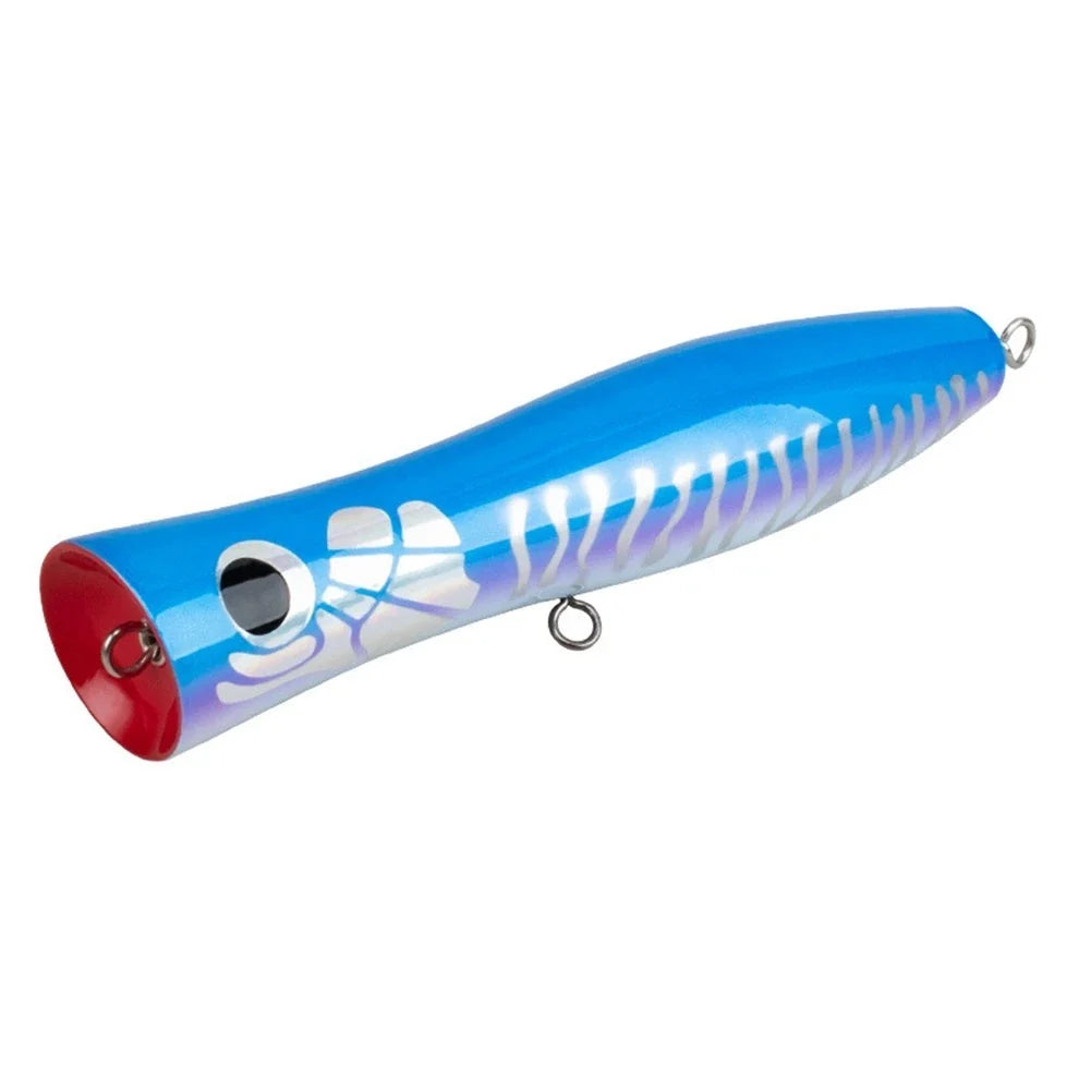 219mm Wooden Sea Fishing Popper for Big Game Trolling