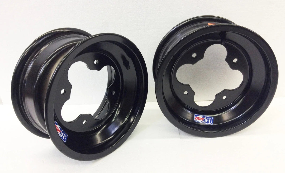 Front Wheel Set 2X DWT Black A5 Rolled Lip for Honda 450R 400EX 250R