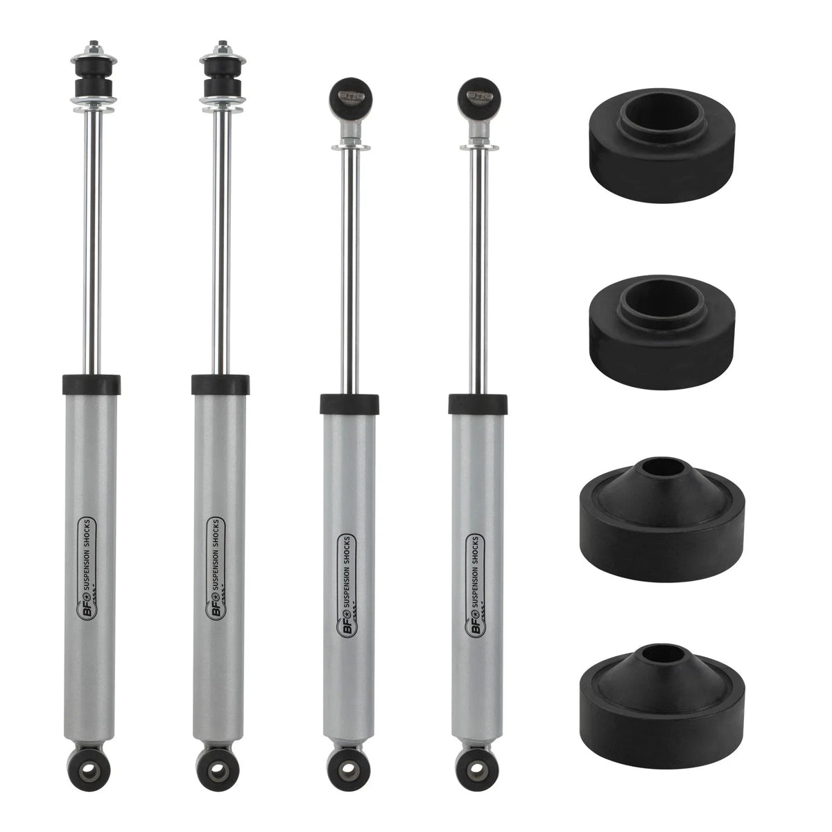 1.75 Inch Lift Kit with Shocks for Jeep Wrangler JK Unlimited (2007–2018)