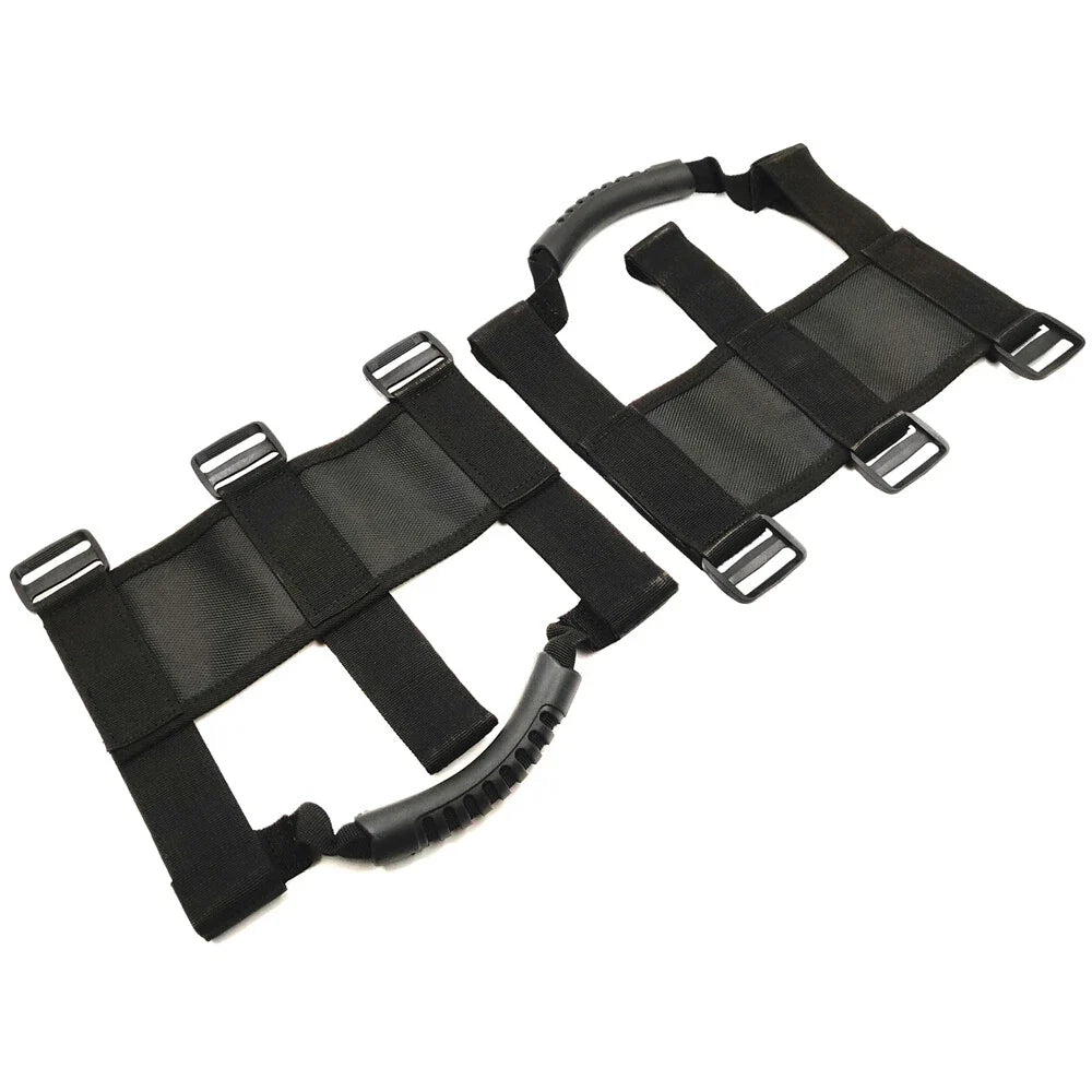Adjustable Grab Handle Straps for ATV & UTV Roll Bar (Universal Fit)