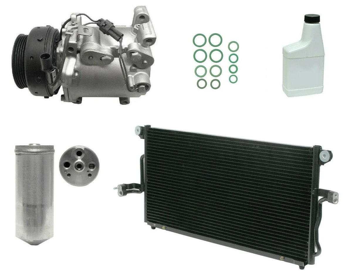 AC Compressor Kit Replacement with Condenser for Toyota Hilux (2011–2018)