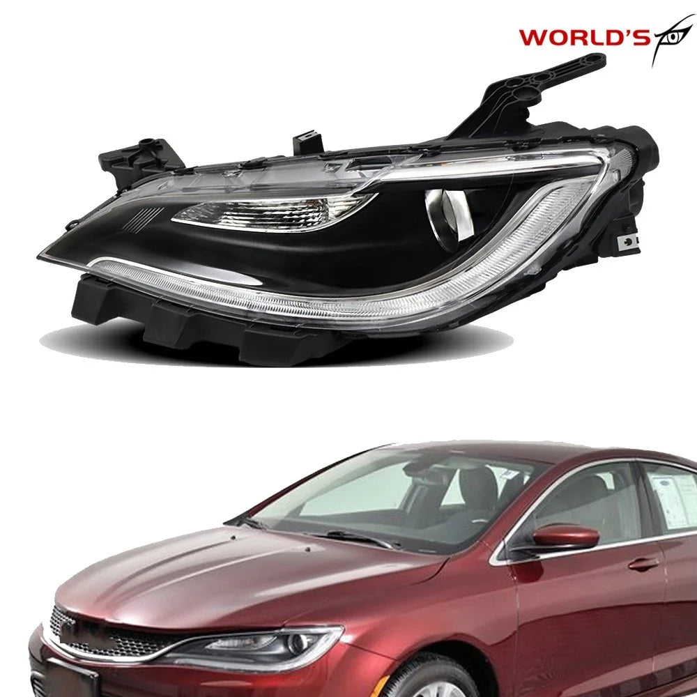 Left Headlight Assembly for Chrysler 200 (2016–2017) Halogen