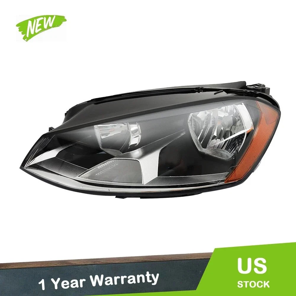 2015-2017 Volkswagen Golf LH Clear Lens Halogen Headlight Replacement