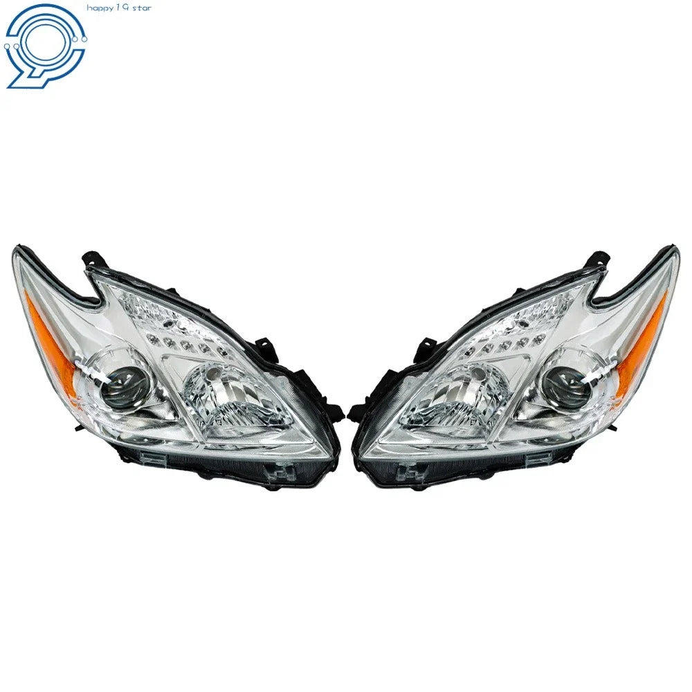 2012–2015 Toyota Prius Halogen Type Headlights - Left & Right