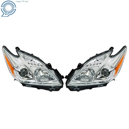 2012–2015 Toyota Prius Halogen Type Headlights - Left & Right