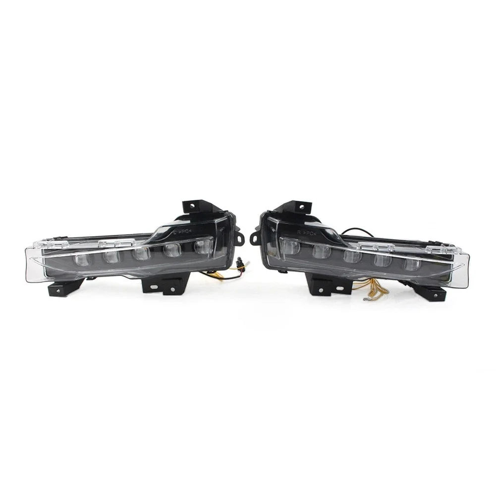 Set of 2 Fog Daytime Running DRL Turn Signal Lights for Tesla Model 3 (2017–2023) Model Y (2019–2024)