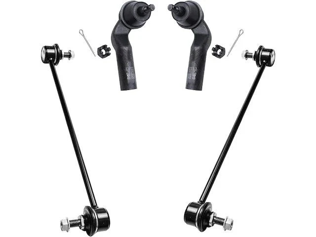 Front Tie Rod End and Sway Bar Link Kit for Mazda 3 Sport (2009) XM494TW