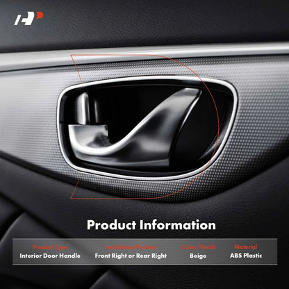 Right Interior Door Handle for Fit Jazz (2002-2008)