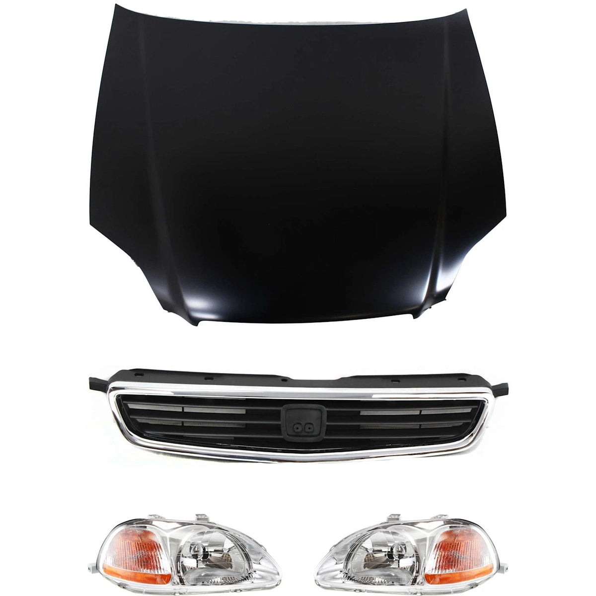 Hood Kit for Honda Civic Sedan (1996–1998)