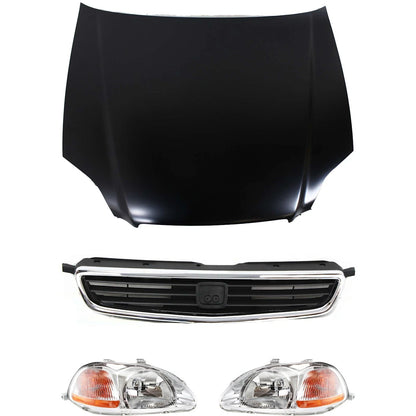 Hood Kit for Honda Civic Sedan (1996–1998)