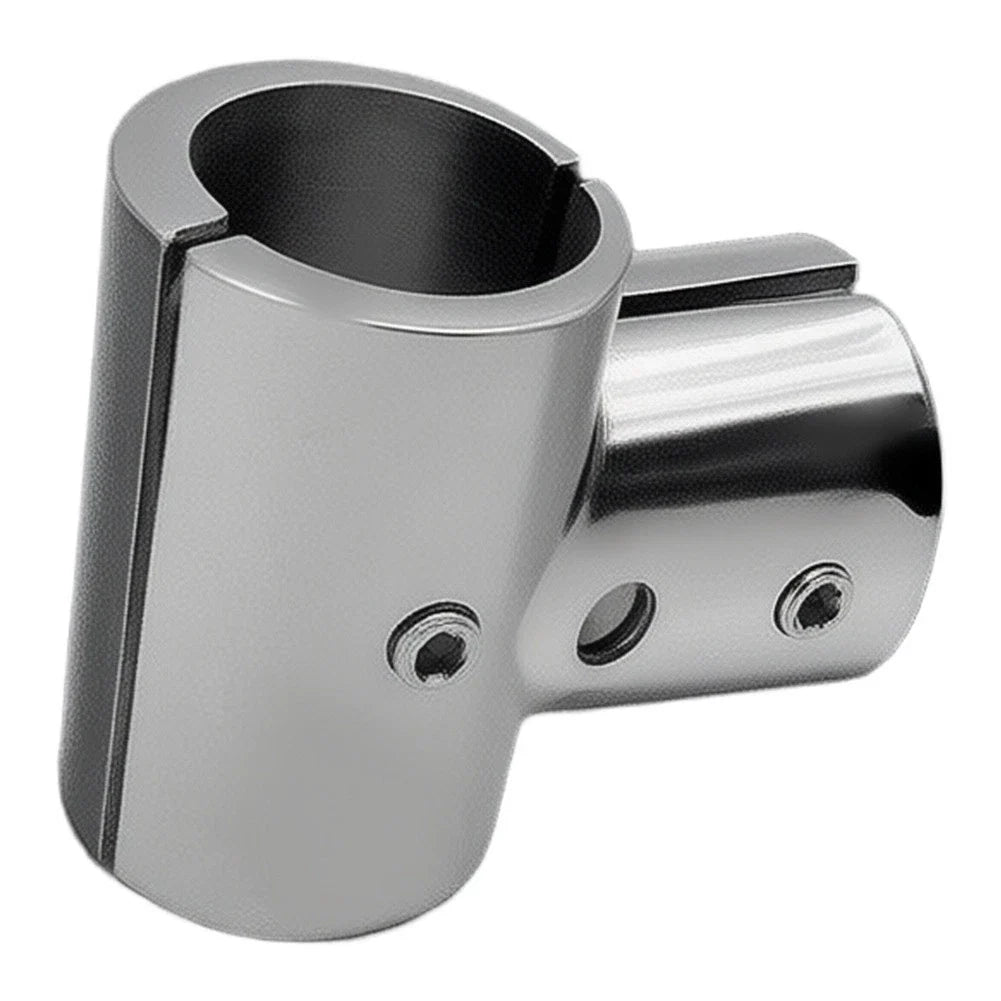 3-Way Stainless Steel Pipe Fitting for Marine Rail (22mm, 7/8in, 25mm, 1in)