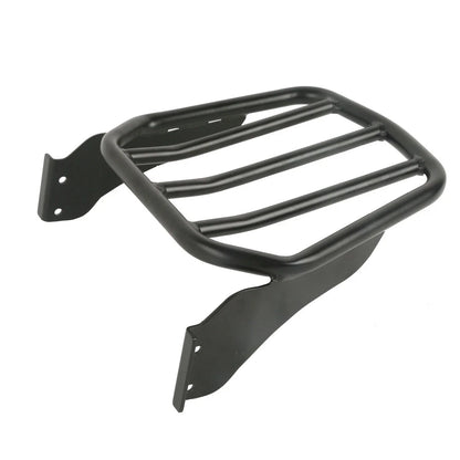 Tapered Black Sport Luggage Rack for Fat Boy Softail Harley 2007-2017