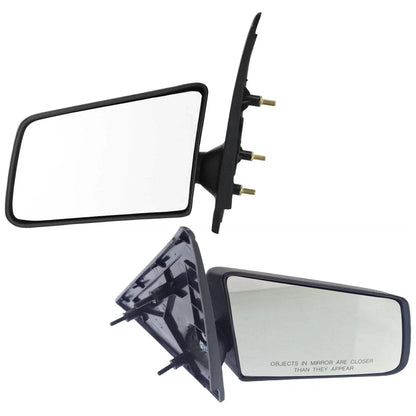 Mirror Set of 2 for Chevy S10 Pickup and Olds Jimmy