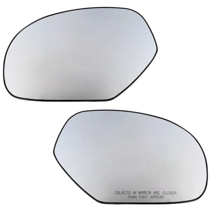 Set of 2 Heated Mirror Glass for Chevy GMC