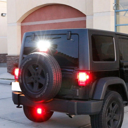 Trailer Cover with 15LED Smoke Brake Light for Towing & Hauling K