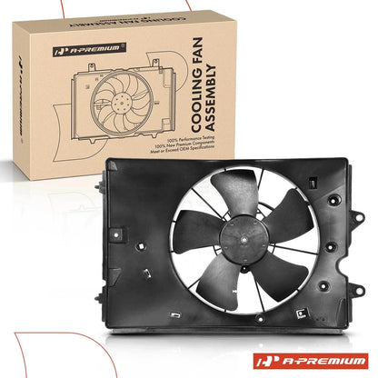Cooling Fan Assembly with Shroud for Honda Pilot (2009–2015) Ridgeline (2009–2014)