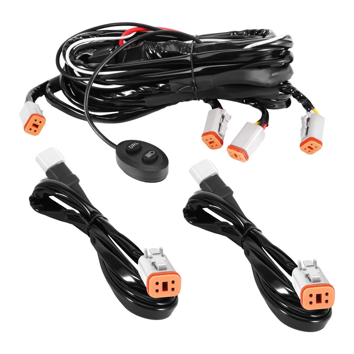 Touch Switch Wiring Harness for maXpeedingrods Auxiliary LED Lights (40A)