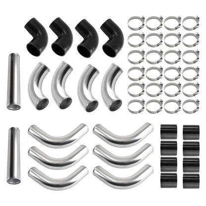 12PCS Intercooler Pipe Piping Kit for Universal 2.5" (Fits )