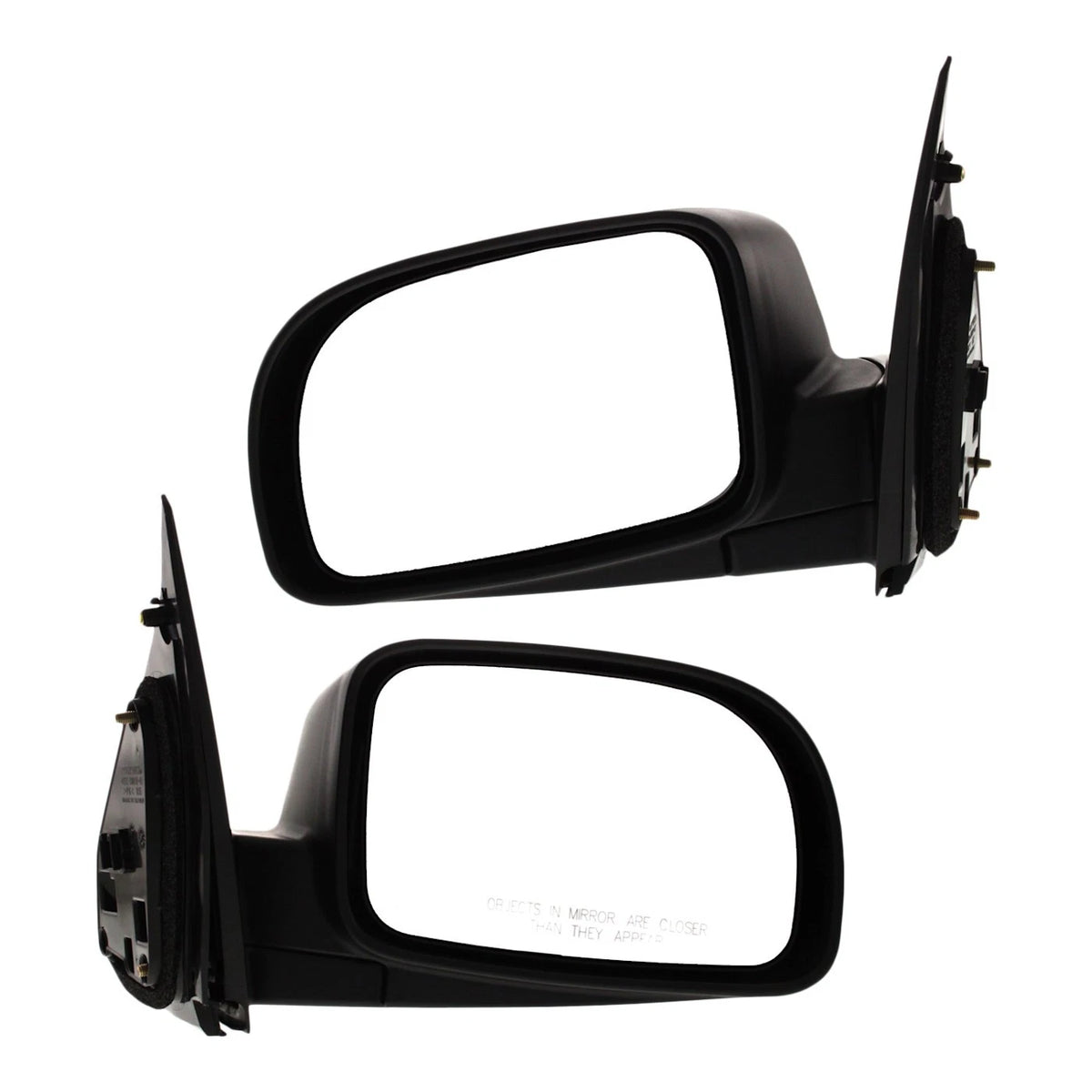 Power Mirror Set for Hyundai Santa Fe (2007–2012) Heated Folding Textured Black