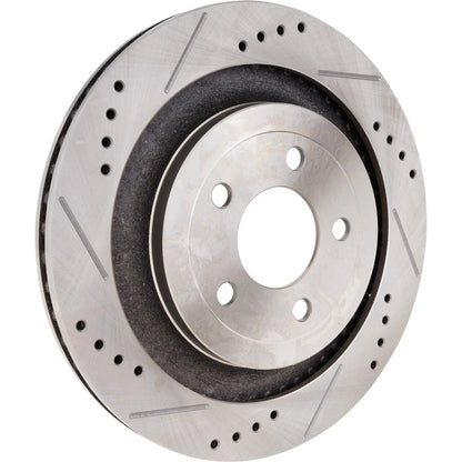 Brake Disc Set for 2015–2022 Ford Mustang, Drilled and Slotted