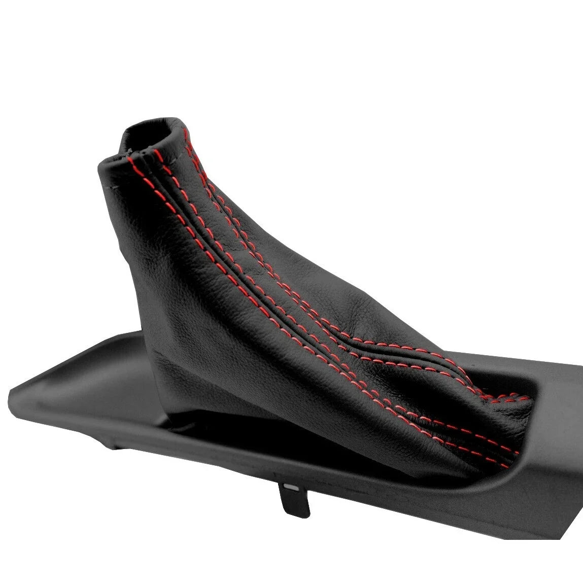 E Brake Boot for Lexus GX470 (2003–2009) Red Stitch Leather Synthetic