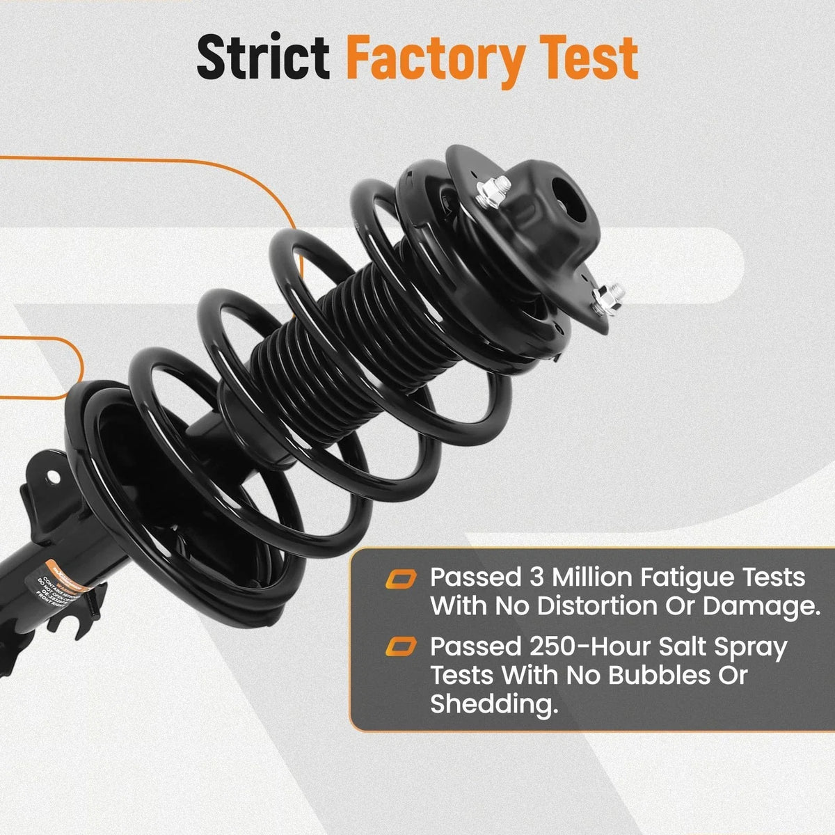 Complete Strut Shock Set w/ Coil Spring for Toyota Sienna (1998–2003)