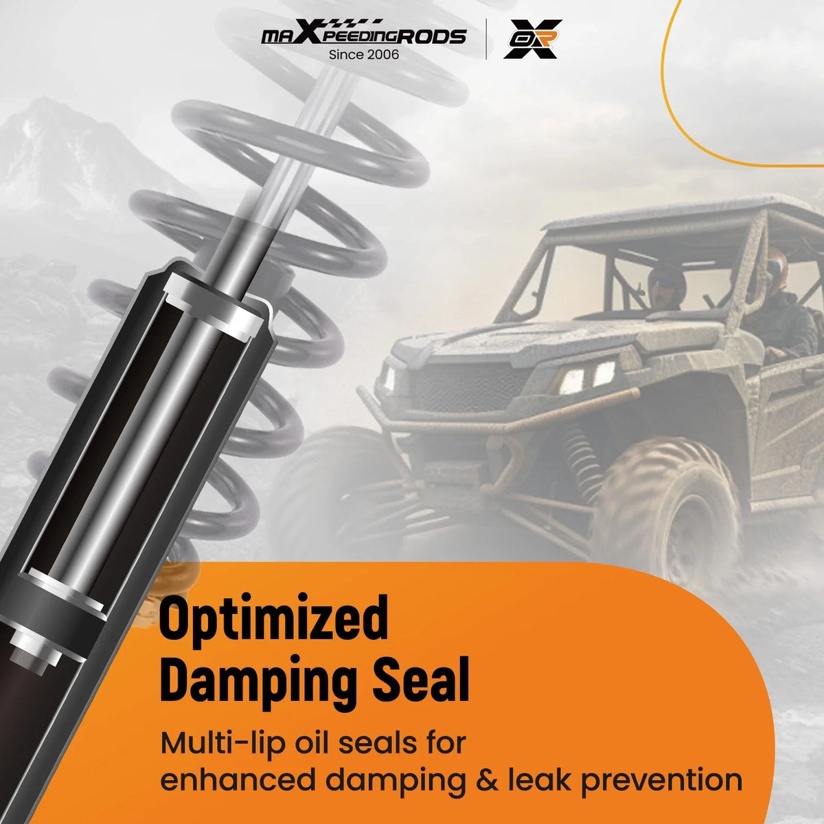 Front Shock Strut Absorber Kit for Honda Rancher 350 4x4 ES (2000–2006)