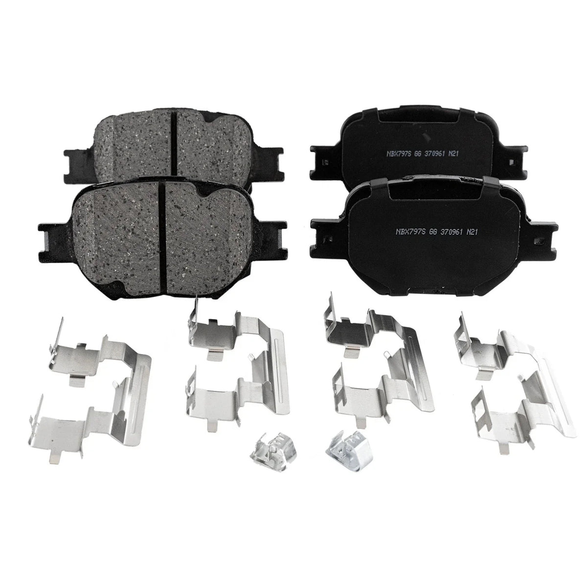 Set of 4 Ceramic Brake Pads for 2000–2005 Toyota Celica