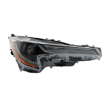 Passenger Side Headlight Projector for Toyota Corolla (2023) - Clear Halogen Black