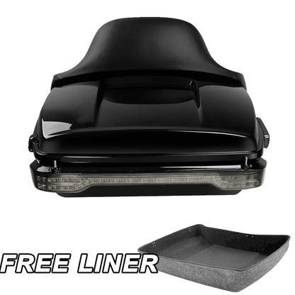 Chopped Trunk Pad Tail Light Mount Rack for Harley Touring Glide (2014–2023)