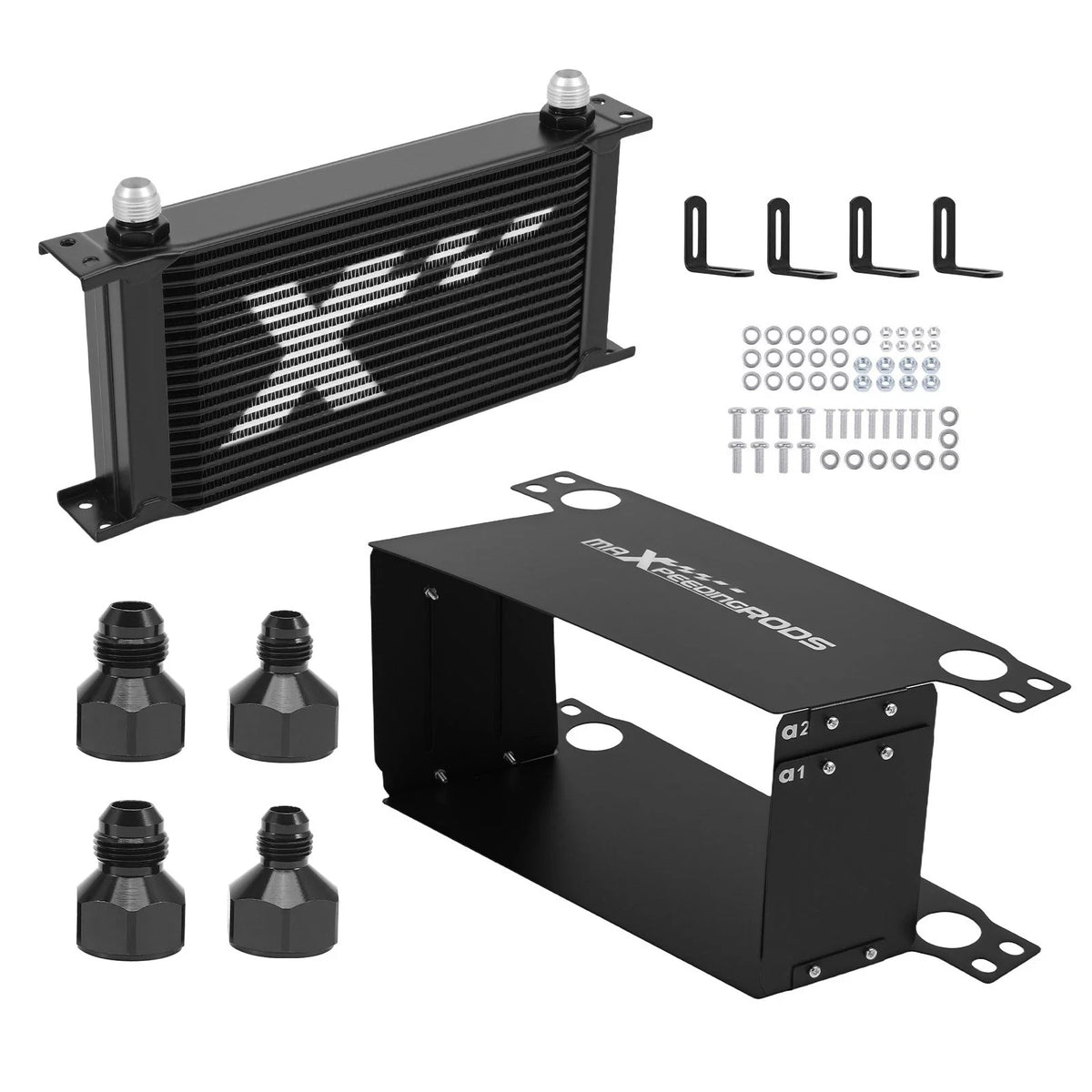 Universal Oil Cooler Kit for Transmission Engine (19 Row)