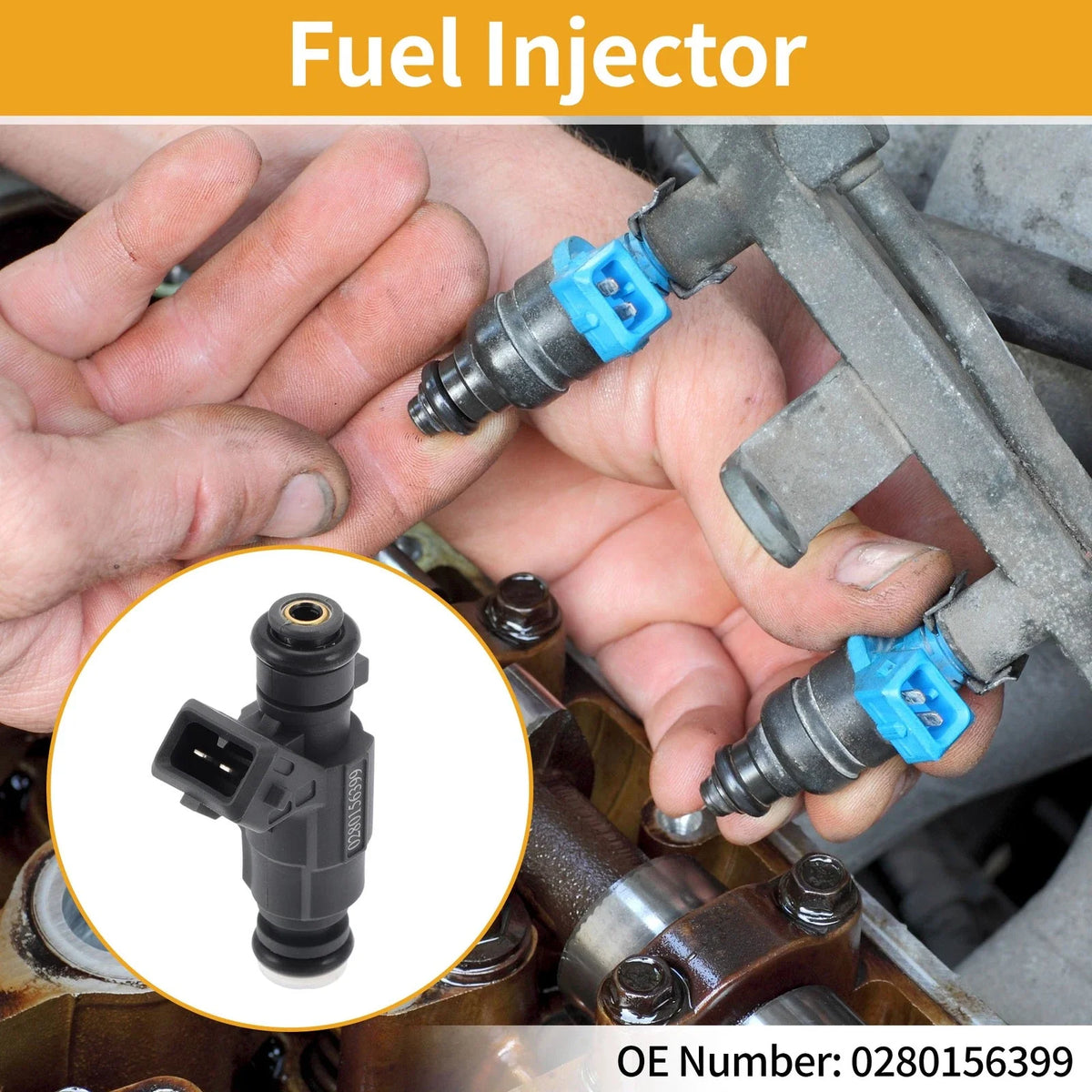 1 Pc Fuel Injector No.0280156399 for Volkswagen Fox Golf 