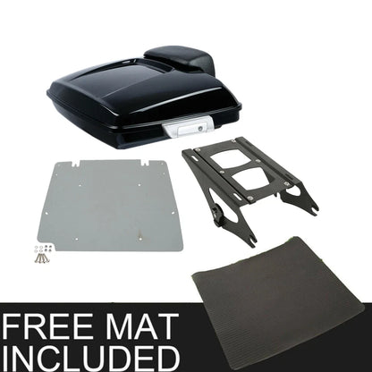 Backrest Pad Mount Rack Plate for Harley Street Glide 2014-2026