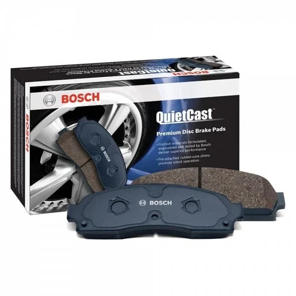 Bosch Rear QuietCast Ceramic Brake Pads w/ Hardware for