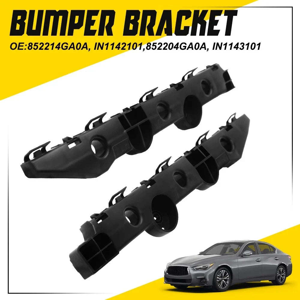 2Pcs Rear Bumper Bracket Support for Infiniti Q50 (2014–2023)