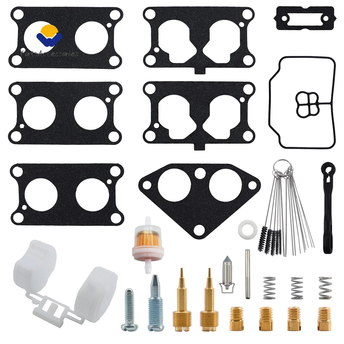 Carburetor Rebuild Kit Float for Kawasaki Mule 3000 3010 3020 (2001-2008)