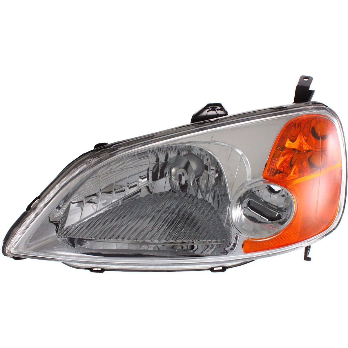 Headlight Set for Honda Civic (2001–2003) Halogen CAPA