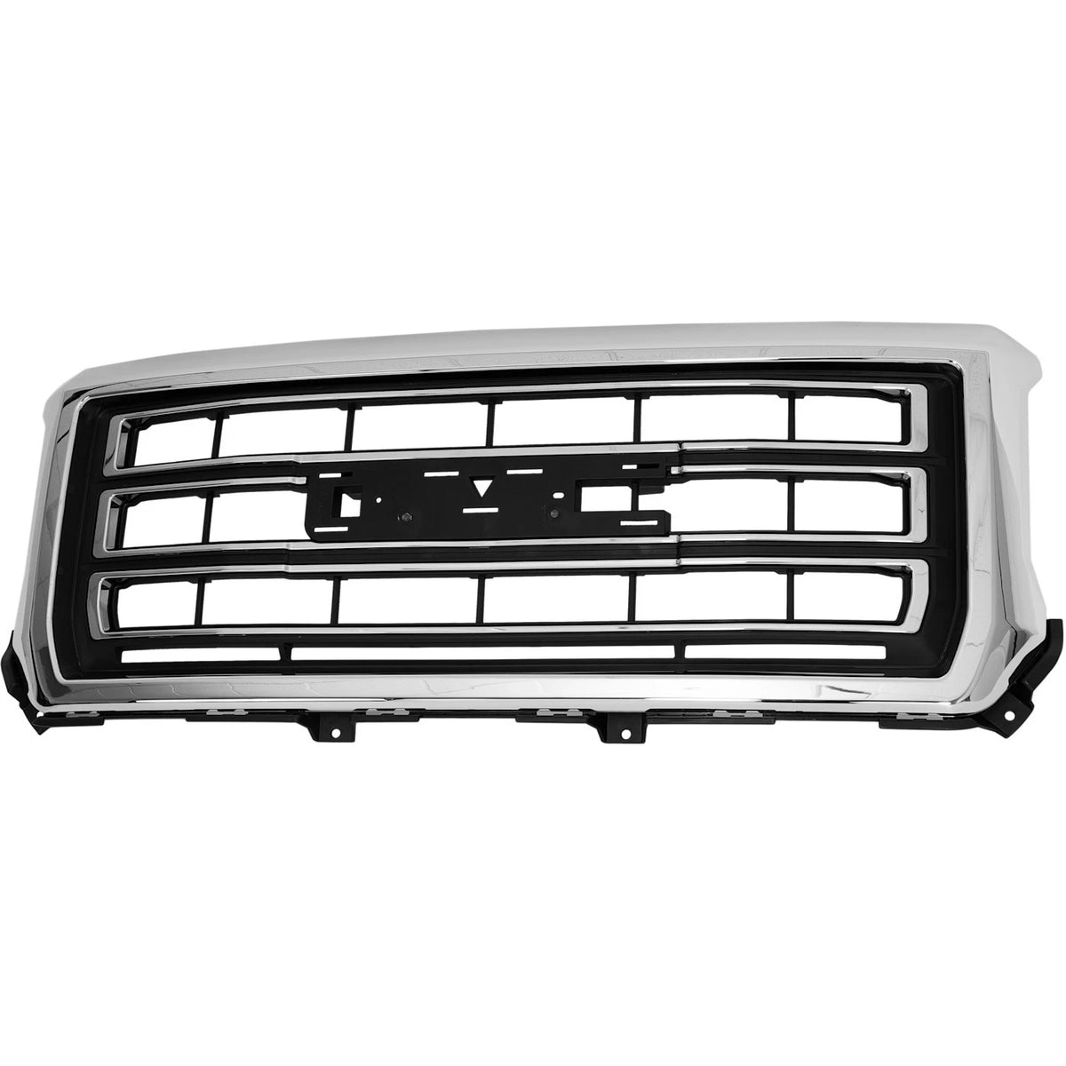 Grille Assembly for GMC Sierra 1500 (2014–2015) Chrome Shell Black Insert