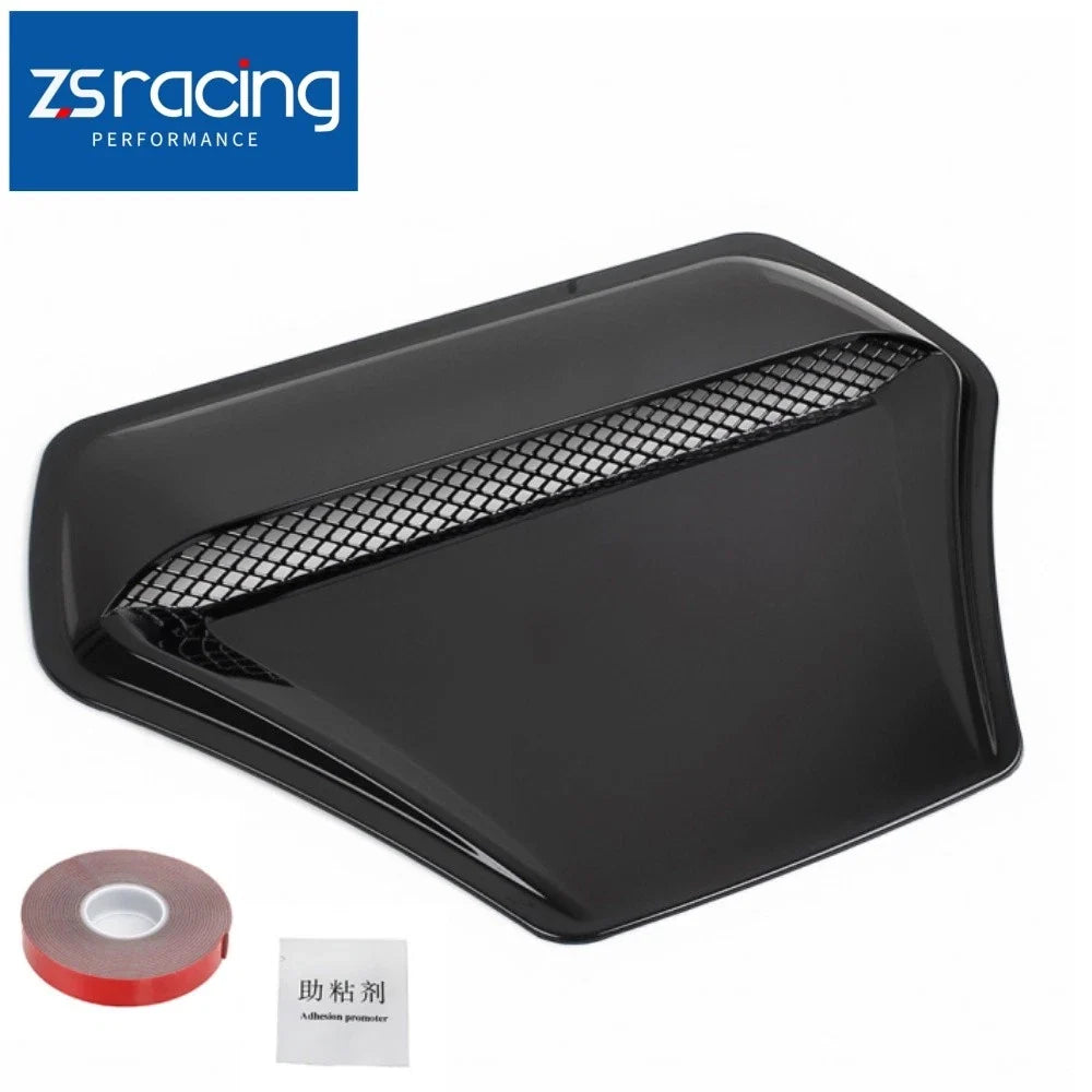 Air Flow Intake Hood Scoop Vent Cover in Black - Universal