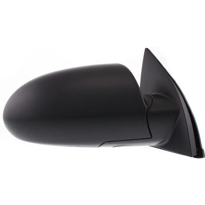Set of 2 Textured Black Side Mirrors for 2007 Hyundai Accent
