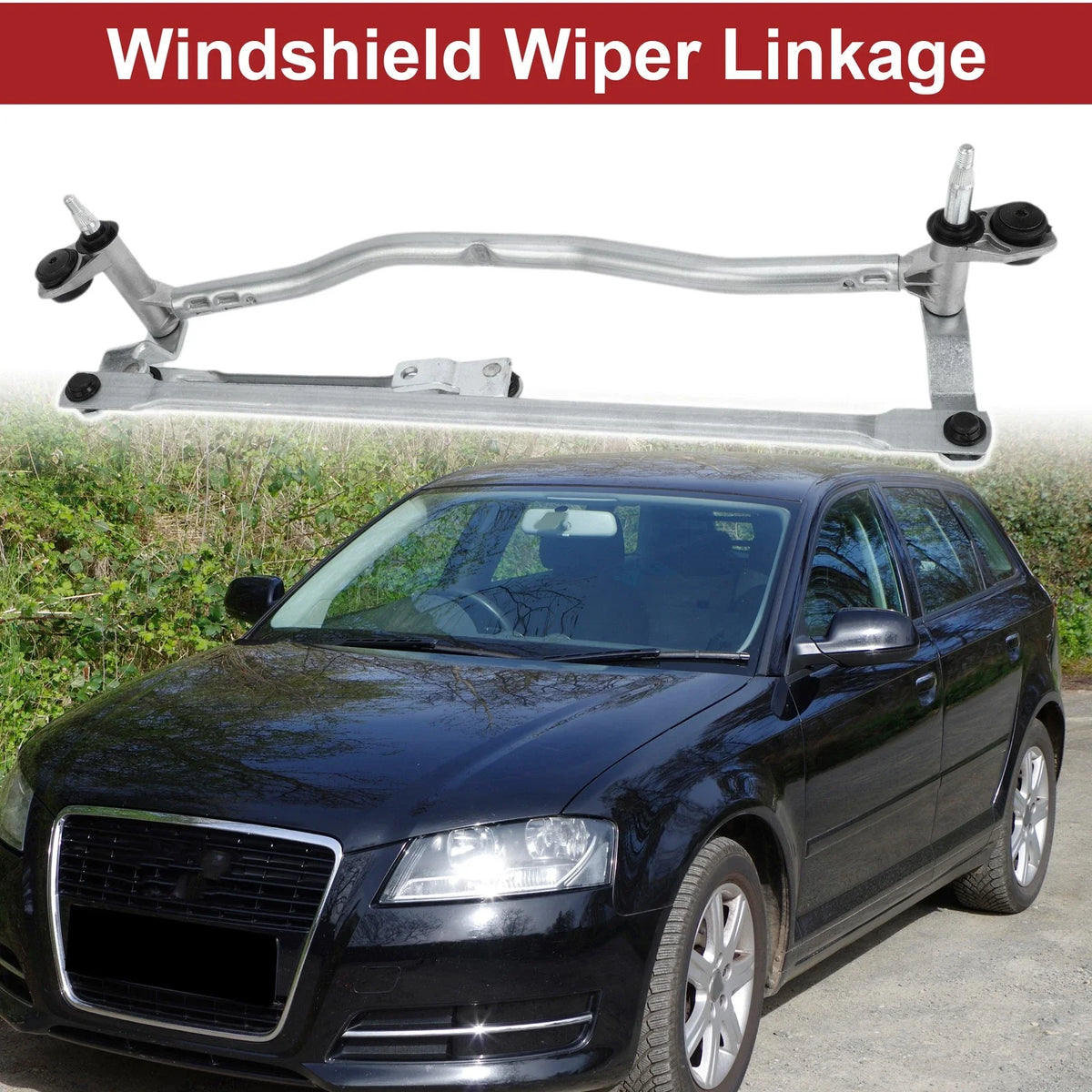 Front Transmission Wiper Linkage Lever for Audi A3 (2004–2013) No.8P1955023E