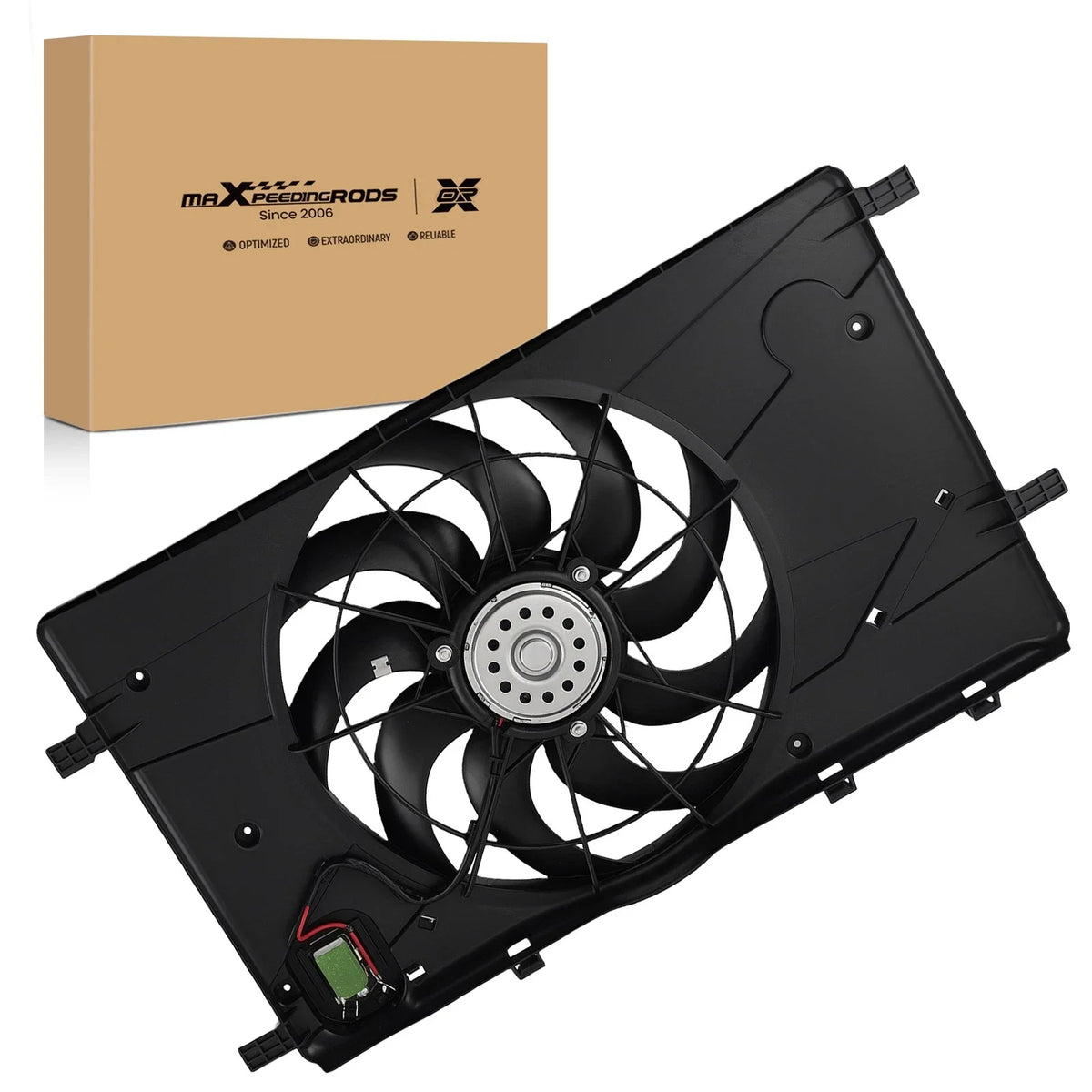Cooling Fan for Buick Verano, Chevy Cruze (2011–2016) 9-Blade