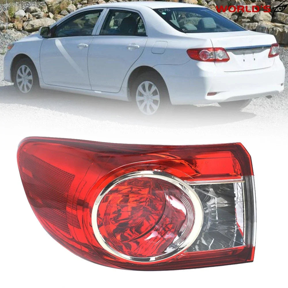 Left Outer Tail Light for Toyota Corolla (2011–2013) Halogen
