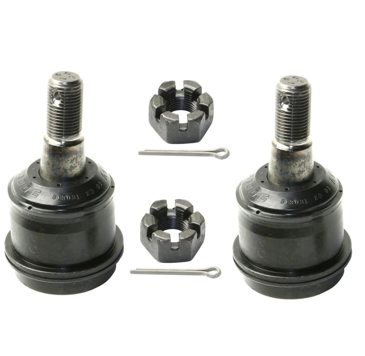 Set of 2 Front Upper Suspension Ball Joints for Dodge Ram 2500 3500 (2003–2018)