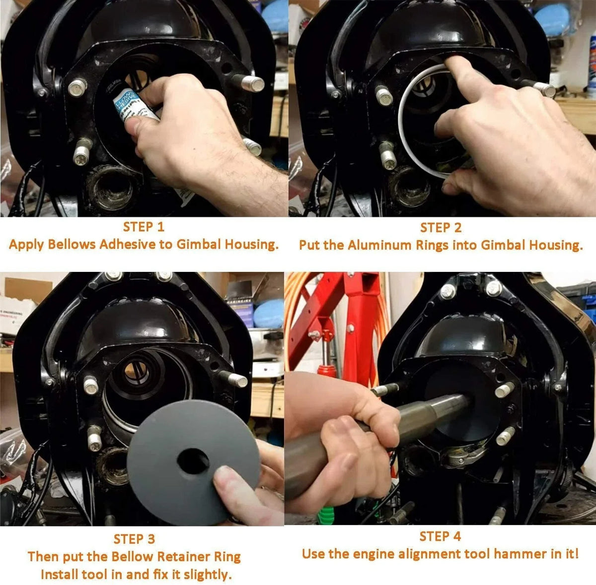 Bellow Retainer Ring Installation Tool for Mercruiser Alpha One Gen 2