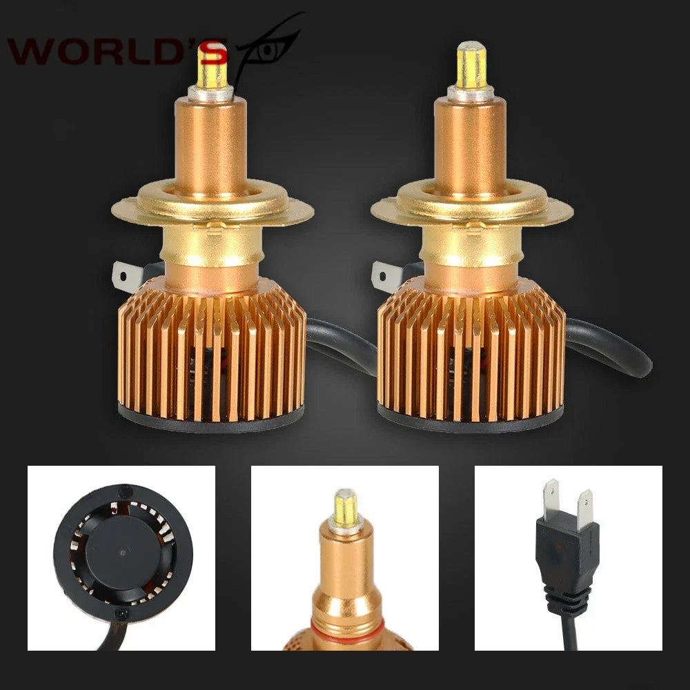 H7 LED Headlight Conversion Kit for Cars (6500K, 12000LM)