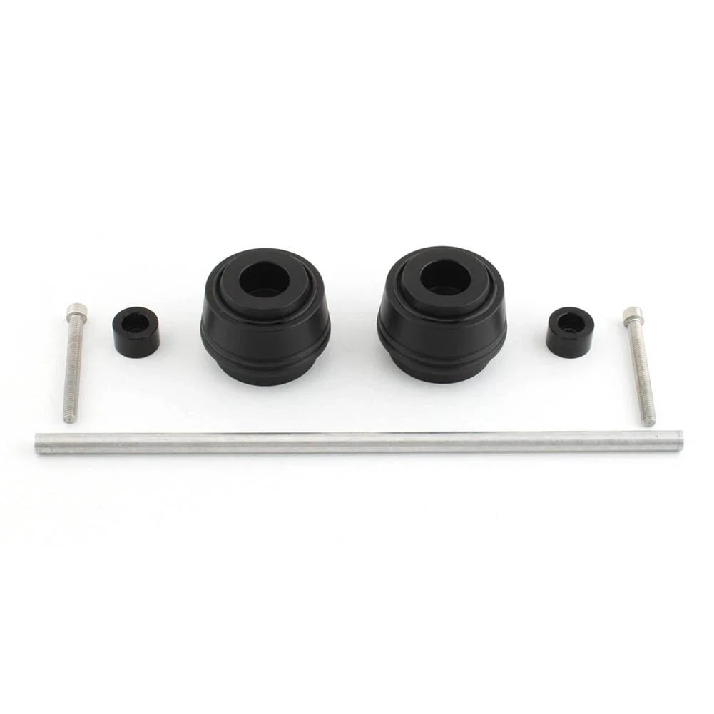 Front Wheel Axle Fork Slider Crash Protector for Zontes Shengshi 368 D E M (2019–2021) Black