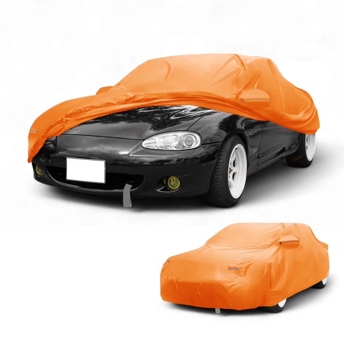 Waterproof Car Cover for Mazda MX-5 Miata (210D-PU, Orange)