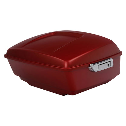 King Trunk for 2014-2024 Harley Touring Glide - Wicked Red Denim